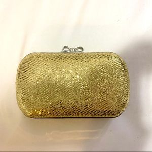 sparkly gold evening clutch purse 💛✨